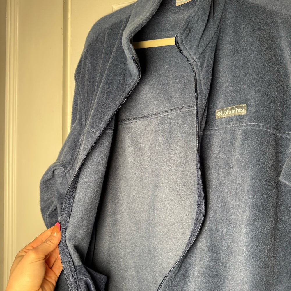 Columbia Men's Steens Mountain Full-Zip Fleece Jacket Collegiate Navy XL - Picture 10 of 15